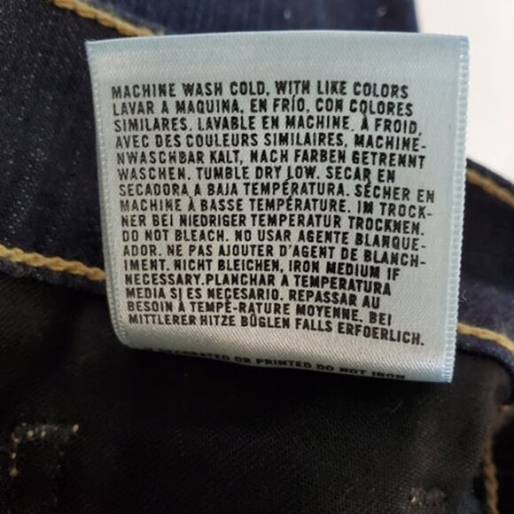 Citizens of Humanity Ava Jeans Dark-Wash Low-Rise Classic Straight Leg Sz 29 - Picture 15 of 15